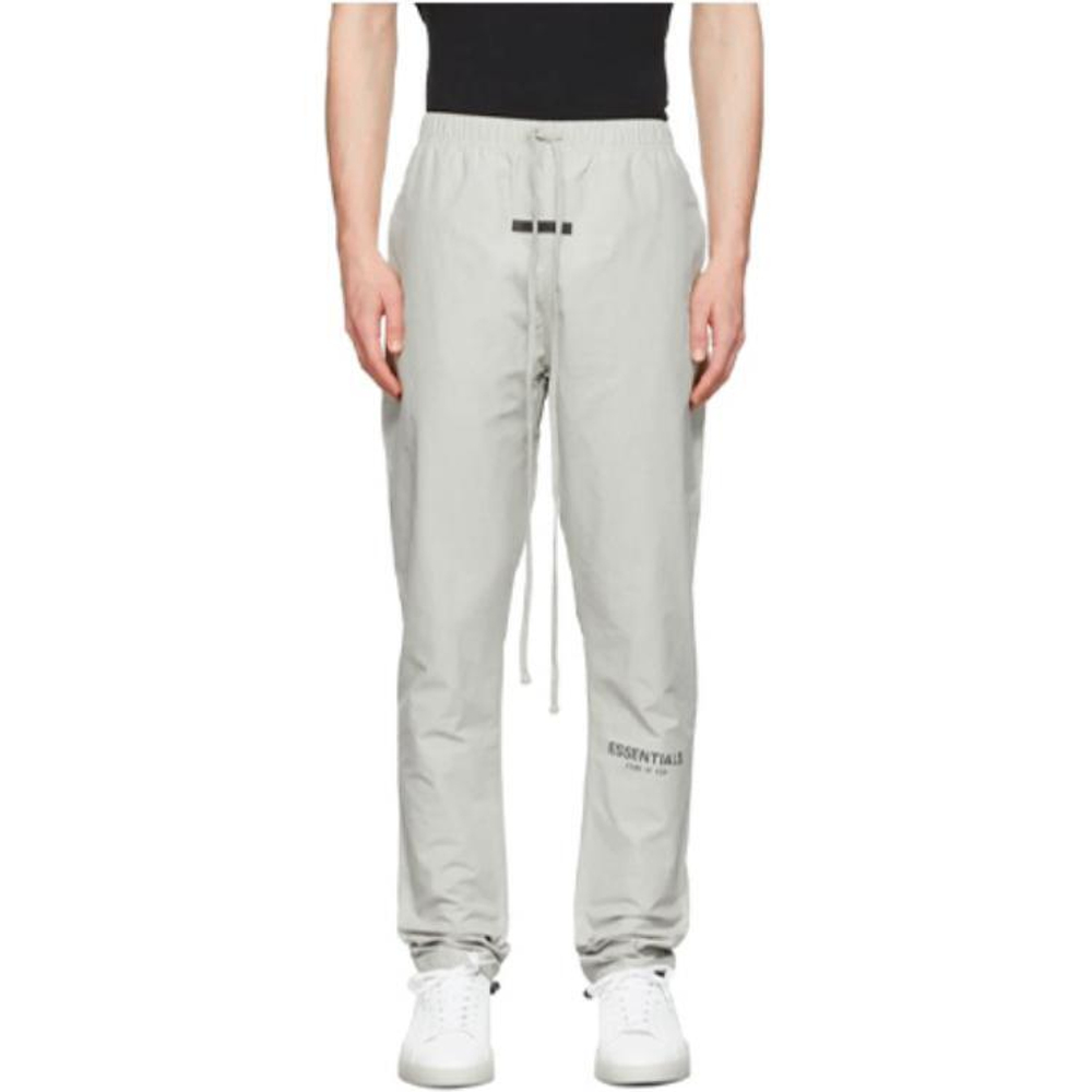 Штаны Fear of God Essentials FW21 Track Lounge Pants Green/Concrete Logo, FOG-FW21-118