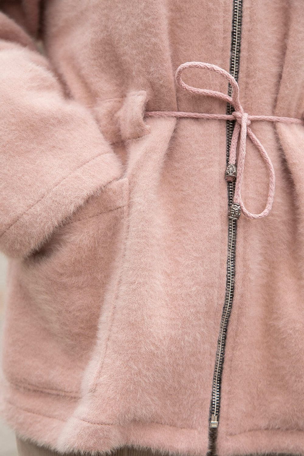 Пальто Альпака (пудра) Б14137-7М LT Collection