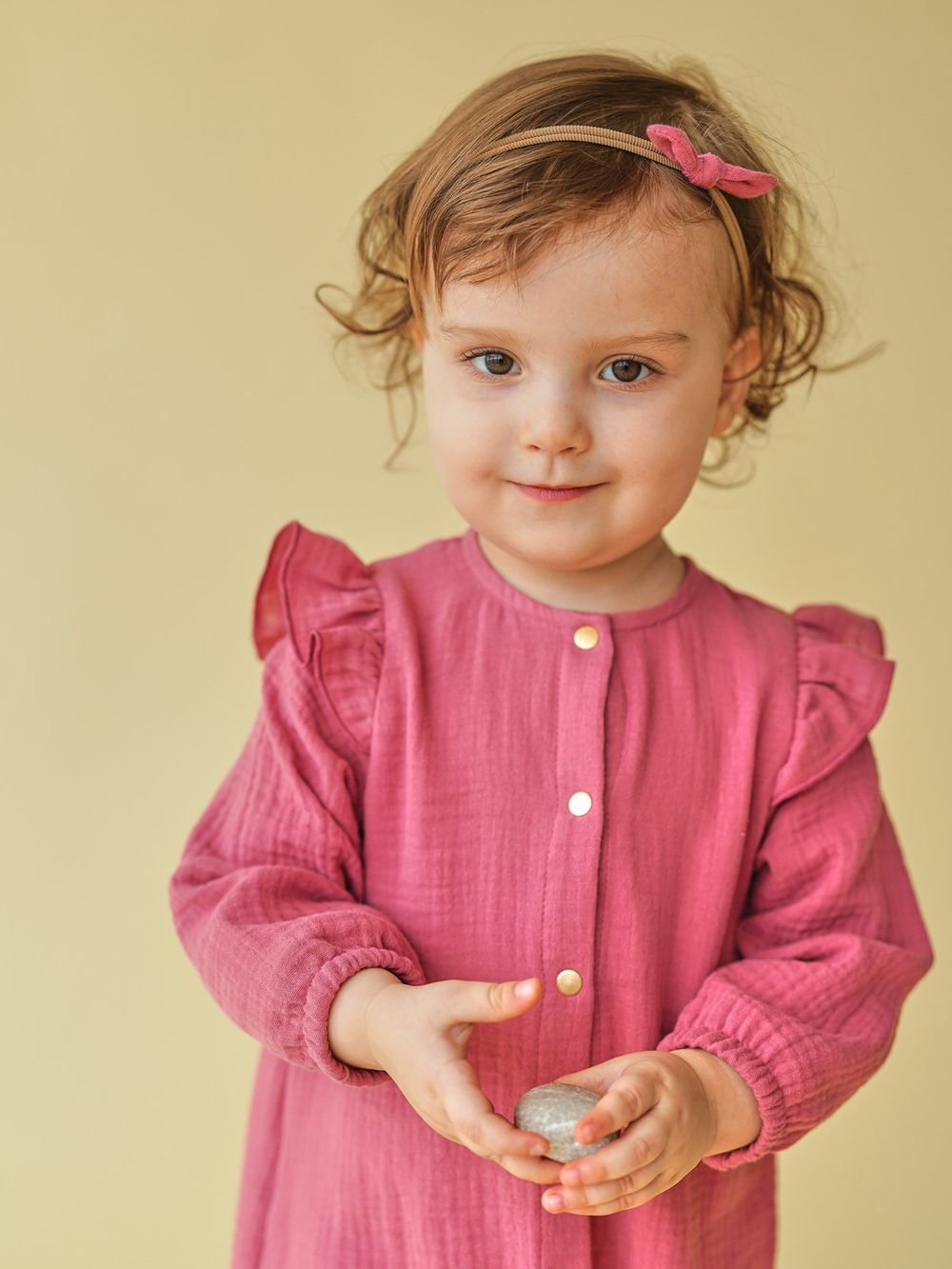 Аксессуар для волос с бантиком "Брусника" 0+