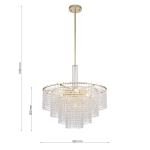 Подвесная люстра Favourite Fringe 4762-7P