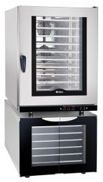 11000026897 Абат Конвекционная печь КЭП-10П, 10 уровней, 400х600 мм, нерж. камера, электронная панель, пароувлажнение, регулировка влажности от 0 до 100%, реверс, память на 110 программ, до 4-ех этапов в программе, без противней