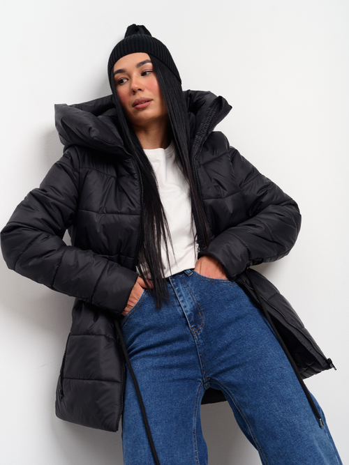 Куртка женская зимняя  "Зефир" черный