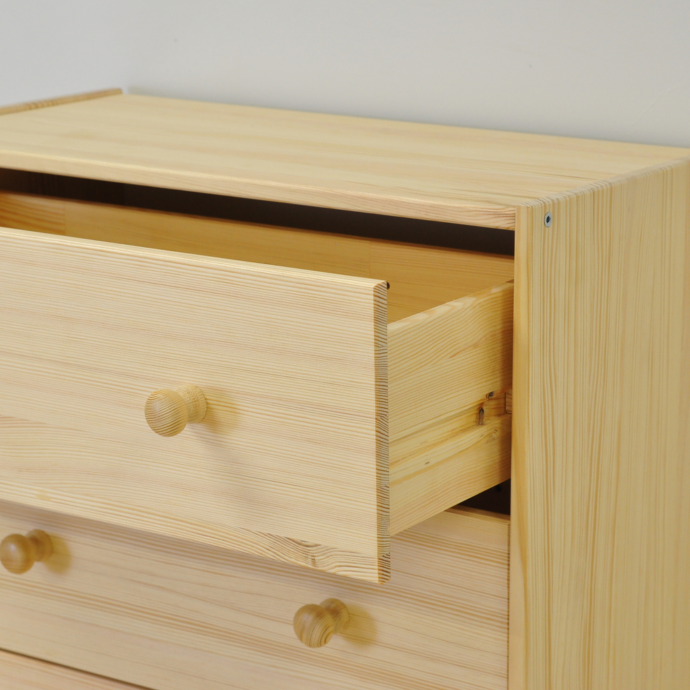 Широкий деревянный комод Раст 6 ящиков, из сосны