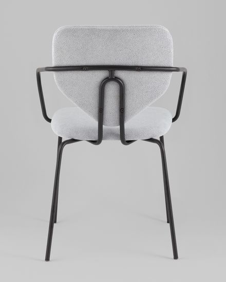 Стул обеденный Masey с подлокотниками серый