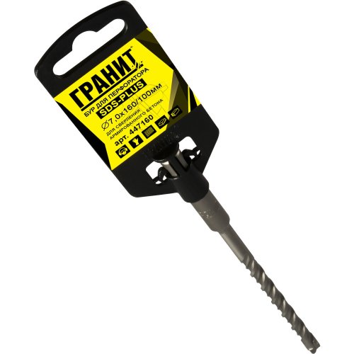 Бур ГРАНИТ SDS+ Quadro-X 7,0*160