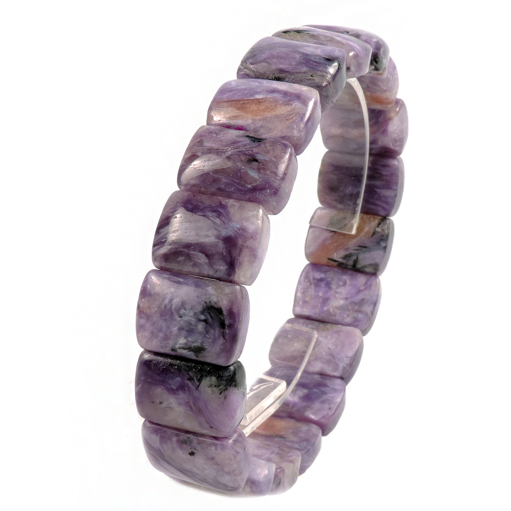 Браслет "Багетик" чароит асс.