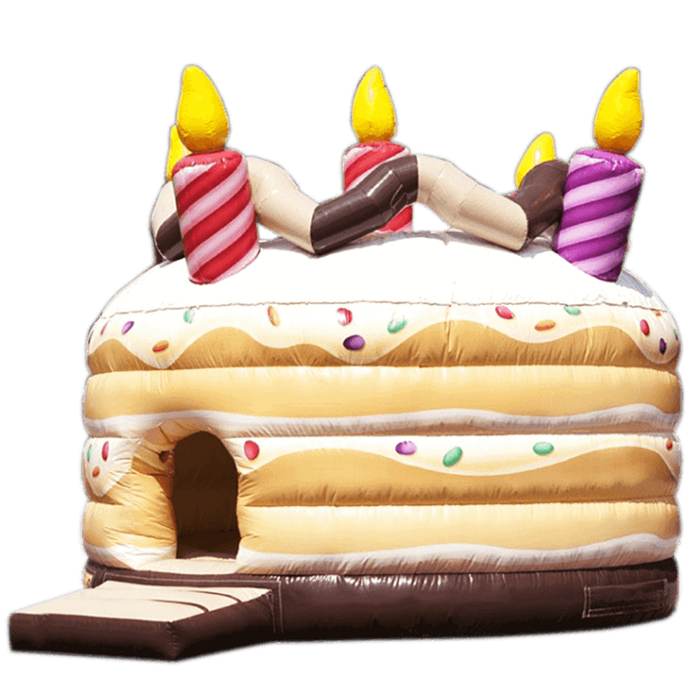 Коммерческий надувной батут "Торт"