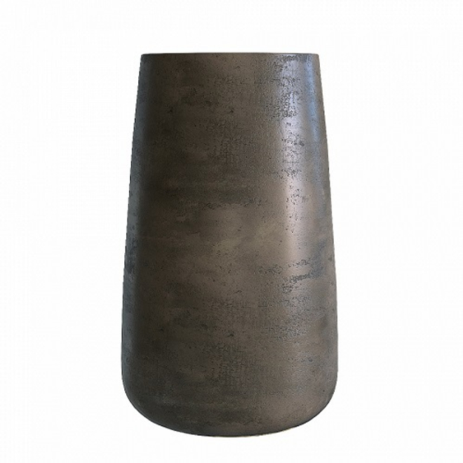 Кашпо Concretika Cone D36 H75 Brezent Grey