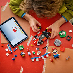 Конструктор LEGO Super Mario Mario Kart 72043 интерактивная фигурка Марио и стандартный карт — фото 22