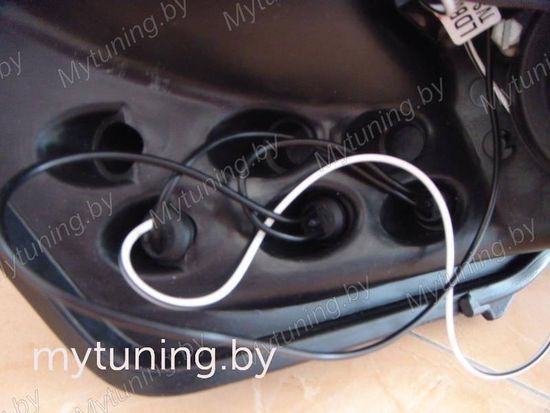 Передние фары ANGEL EYES CHROME для Citroen С2