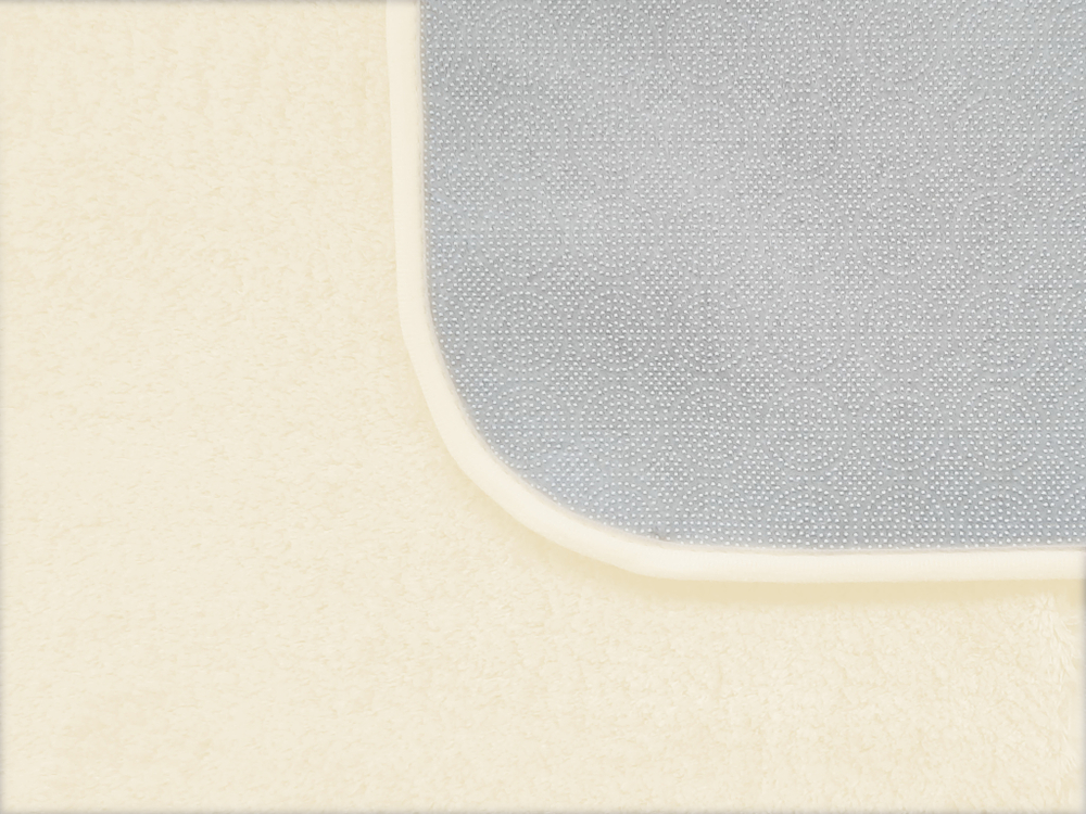 Набор ковриков для ванной и туалета, 60x100/50x60 см, цвет Кремовый