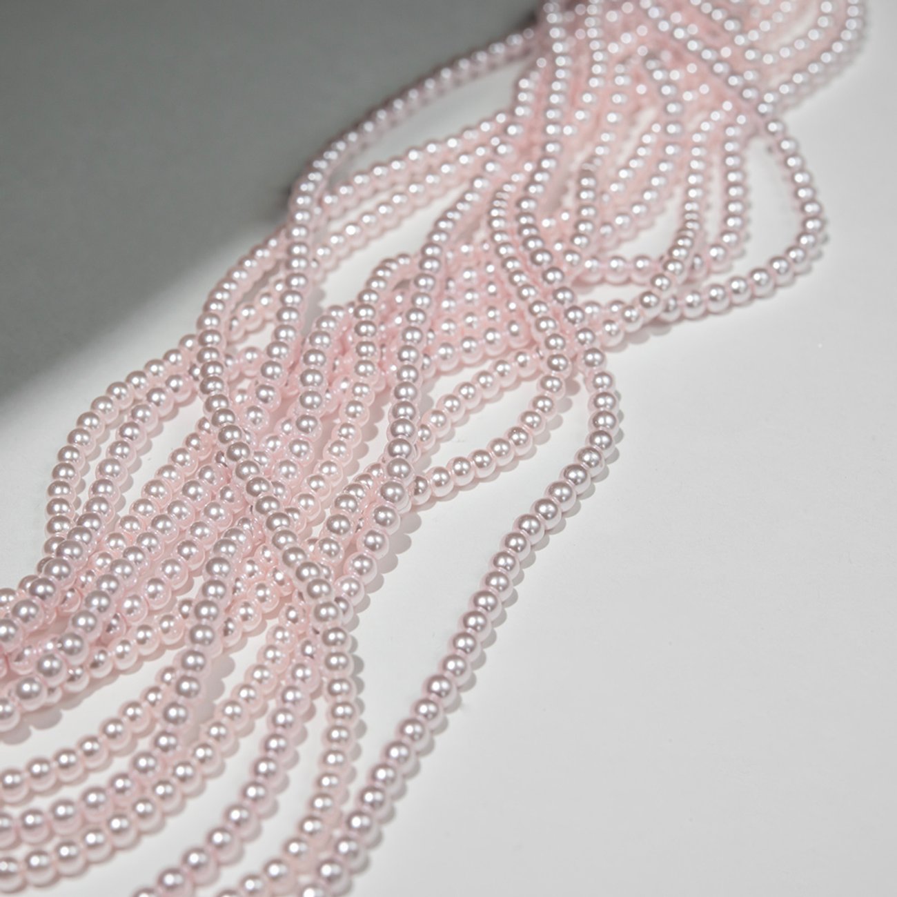 Хрустальный жемчуг, оттенок "Baby pink", шар 3,1мм