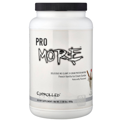 Controlled Labs, PROmore™, протеиновая матрица, французское ванильное мороженое, 900 г (1,98 фунта)