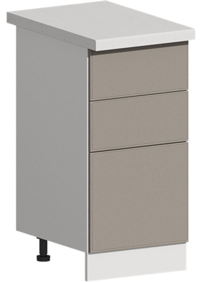 Кухня Модуль ШН3Я 400 Графит / Грей Софт