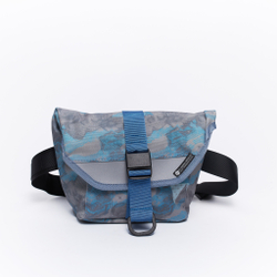Поясная сумка GO x JANESONN ENGRAVE Belt Bag индиго/серый
