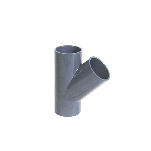 Тройник 45° ПВХ (НПВХ) равнопроходной под клей (Ру16), PIMTAS, Турция