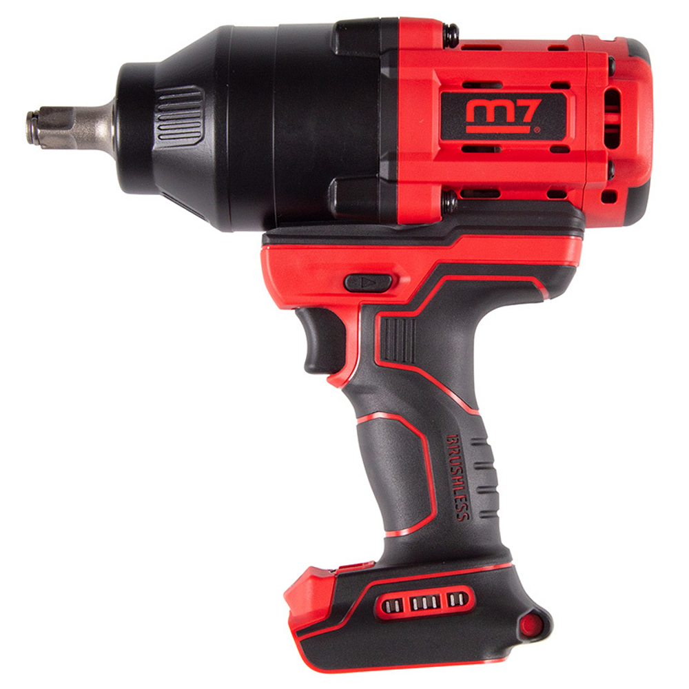 MIGHTY SEVEN (DW-402) Гайковерт аккумуляторный ударный 1/2", 1700 Нм, 18 В, без аккумулятора и ЗУ