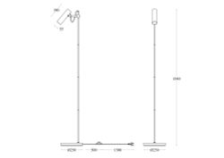 Торшер Maytoni Bansky MOD129FL-01W