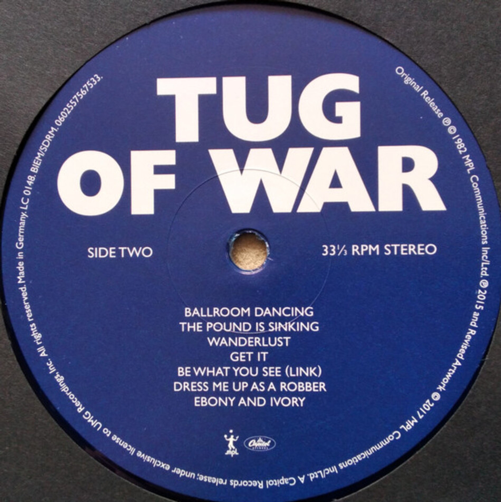 Paul McCartney / Tug Of War (Limited Edition)(Coloured Vinyl)(LP)