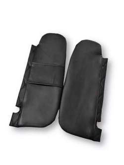 Чехлы на козырьки Лада Гранта, Калина,Датсун(чёрная Бабочка)