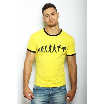 Мужская футболка желтая с принтом Scandaloso 060133m-EP