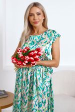 Платье Ольга (зелено-розовое) П15888-45М LT Collection