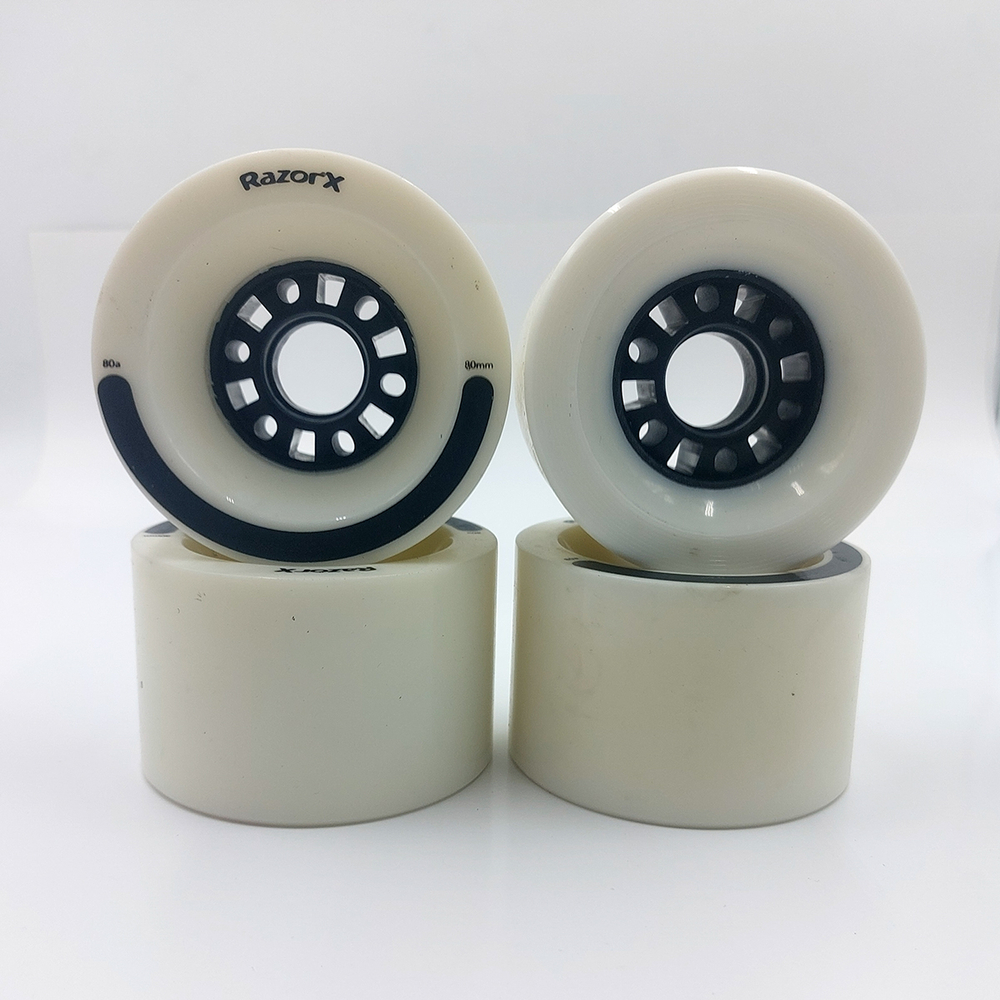 Колеса для лонгборда LDP Eagle Razor X White 80мм, 80А