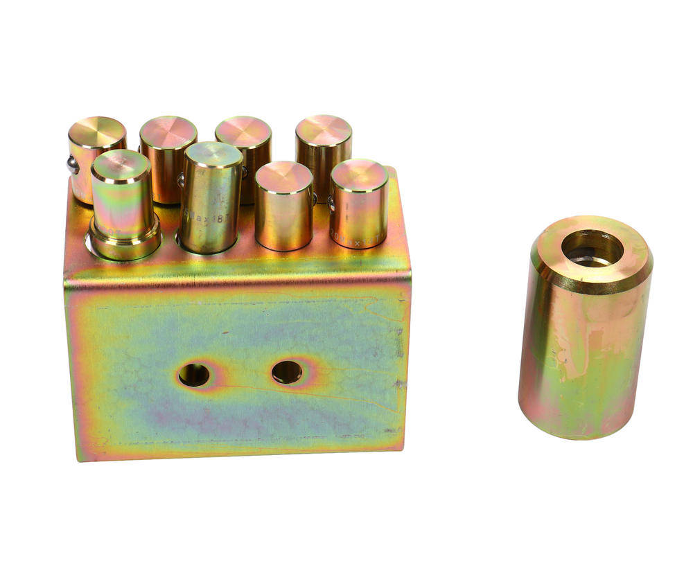 GTE-HP13000-01 - Набор пуансон для пресса GTE - Комплект пуансонов GTE-HP13000-01 предназначен для гидравлических прессов. Оснастка применяется для расширения технических возможностей оборудования.



Характеристики:

Размер пуансонов (8 шт.):

10 мм - усилие 2 т
12 мм - усилие 3 т
16 мм - усилие 8 т
18 мм - усилие 12 т
20 мм - усилие 14 т
22 мм - усилие 16 т
25 мм - усилие 18 т
30 мм - усилие 20 т


Подходят ко всем прессам GTE