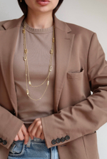 Бодичейн сотуар в цвете золото 1.6 м