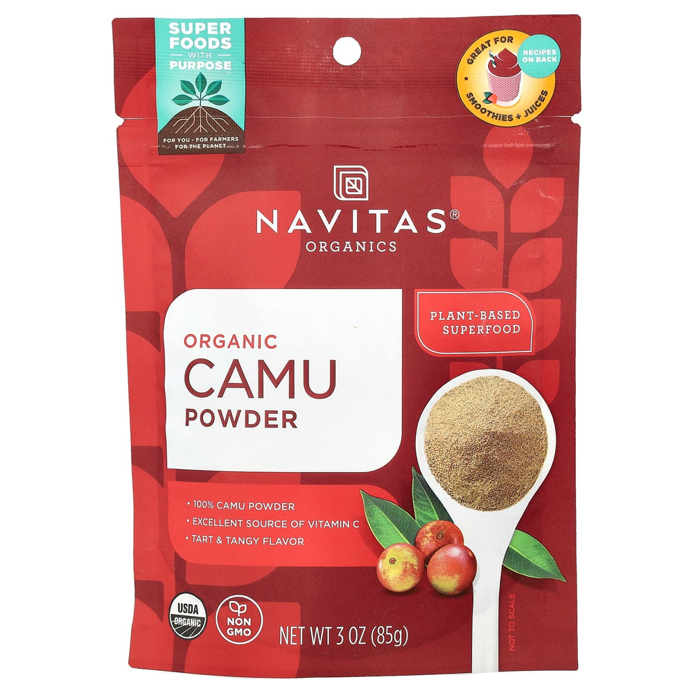 Navitas Organics, Органический порошок каму, 85 г (3 унции)