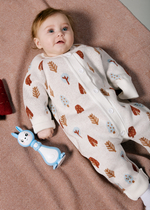 Комбинезон вязаный (деревья)