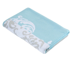 Полотенце 67x140 Vossen Vienna Ornament голубое