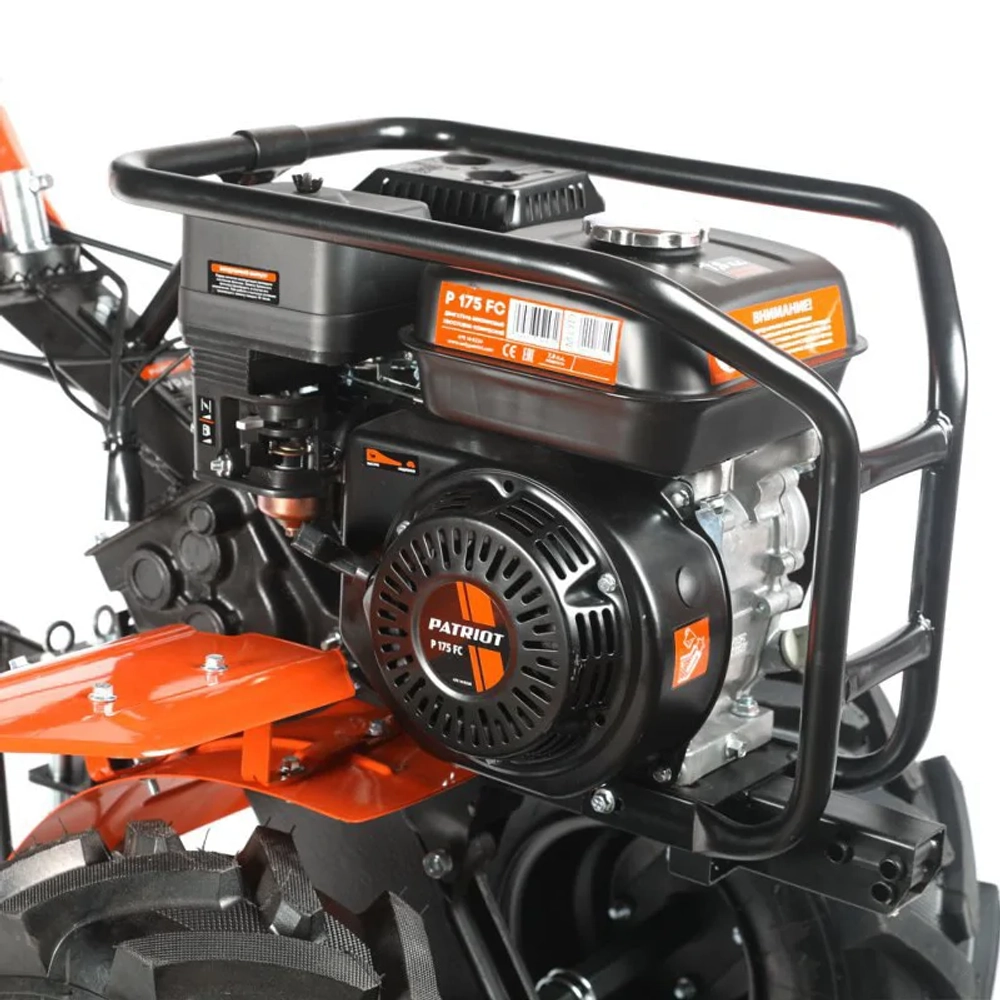 Мотоблок бензиновый Patriot Урал (колеса Extreme), 440107581
