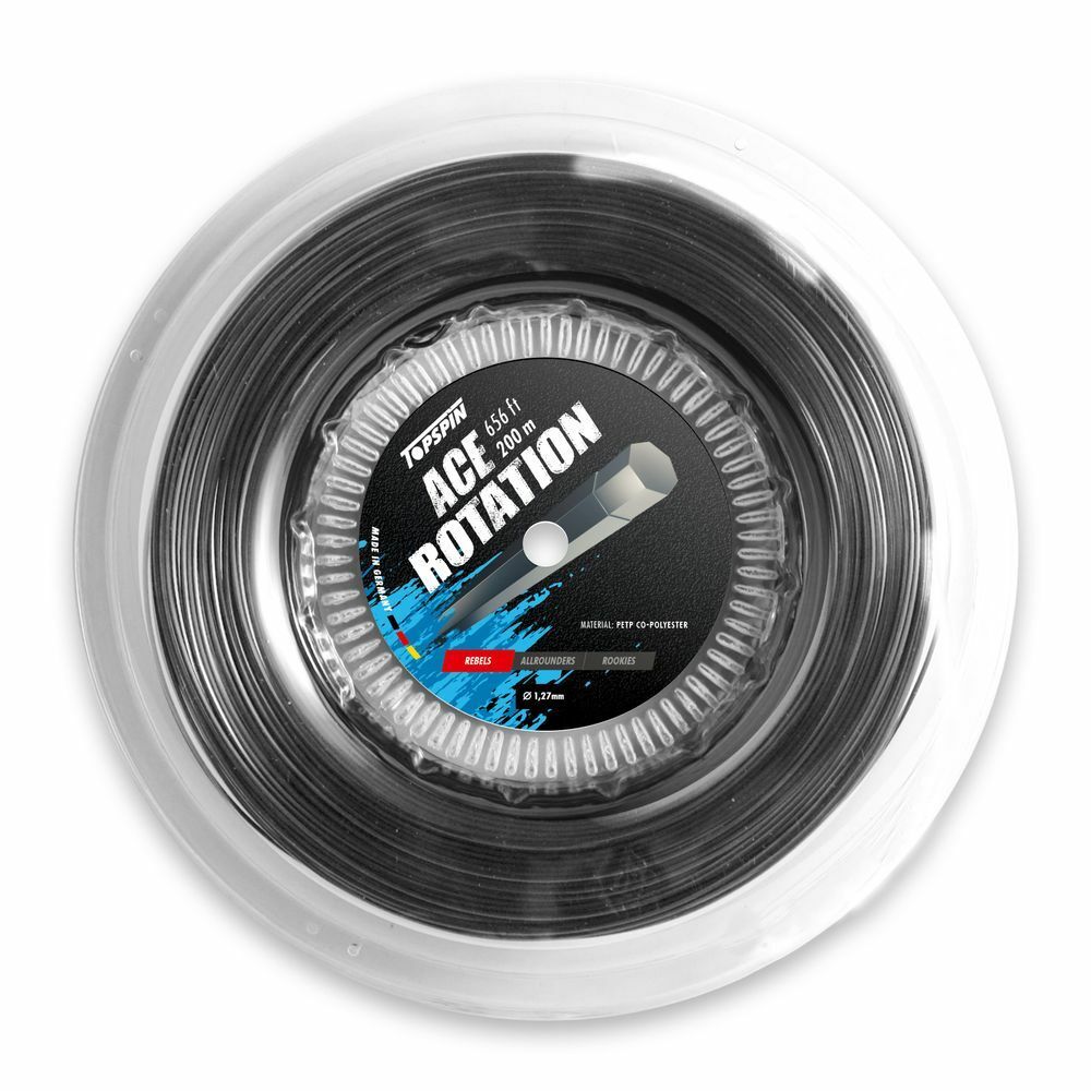 Теннисные струны Topspin Ace Rotation (200m) - серый