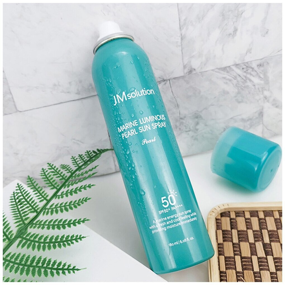 Солнцезащитный спрей для лица с жемчугом Marine Luminous Pearl Sun Spray SPF50+ PA+++ 180 мл.