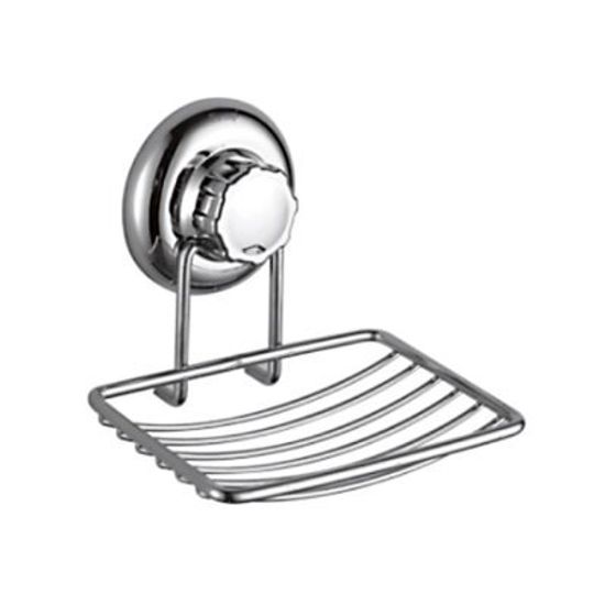 Мыльница хром Frap F3902-1 присоски