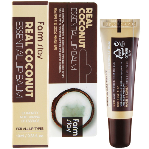 Бальзам для губ с кокосом FarmStay Real Coconut Essential Balm