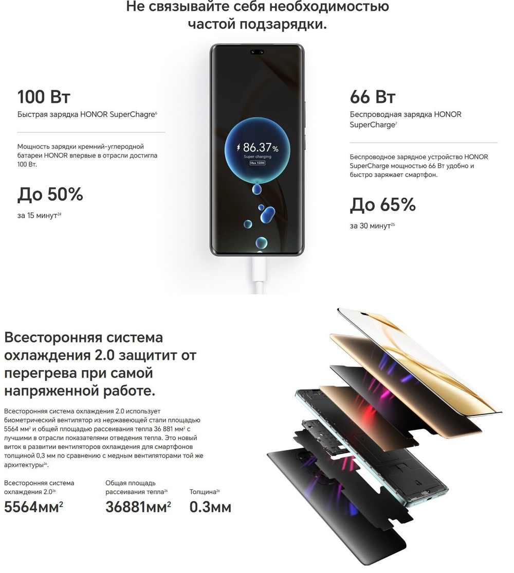 Смартфон HONOR 200 12/512 ГБ Global для РФ, Dual: nano SIM + eSIM, Green