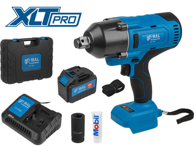 Аккум. ударный гайковерт BULL SC 1801 в чем. XLTpro БЕСЩЕТ., 18 В, 1000 Н*м, 3/4", 1х6 А*ч, з/у 4 А