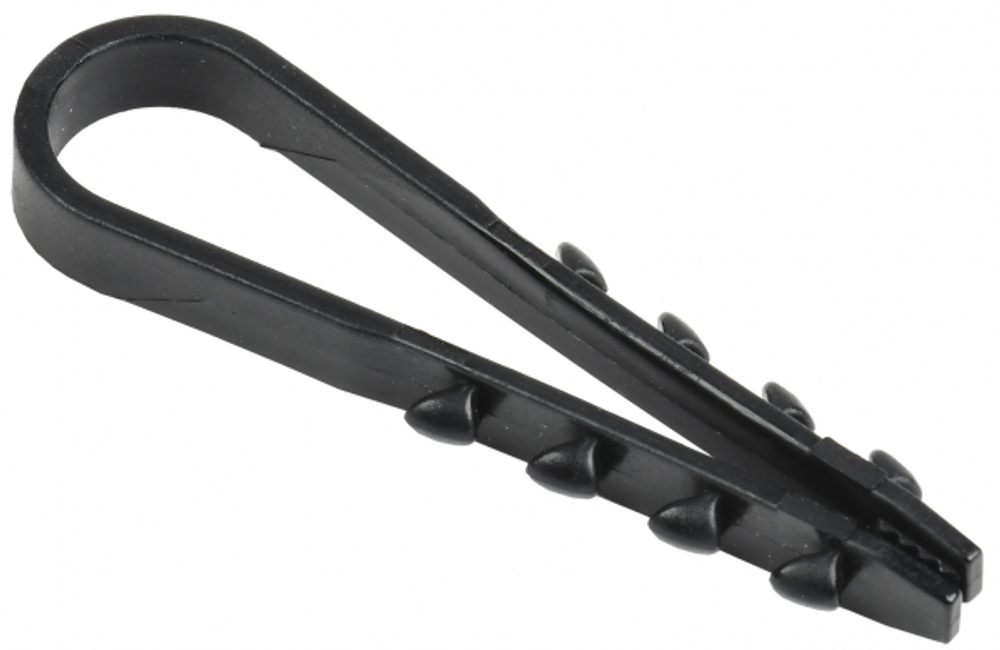 Дюбель хомут (нейлон) 5-10 черный  /100шт/