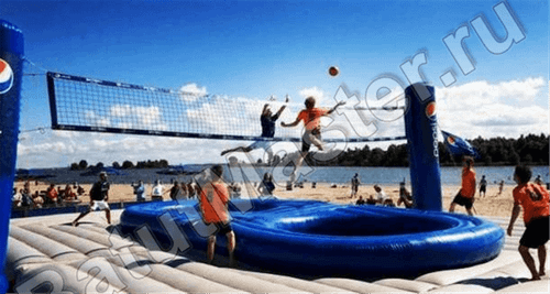 Площадка для игры в Боссабол 18*9*5 м, двухуровневый