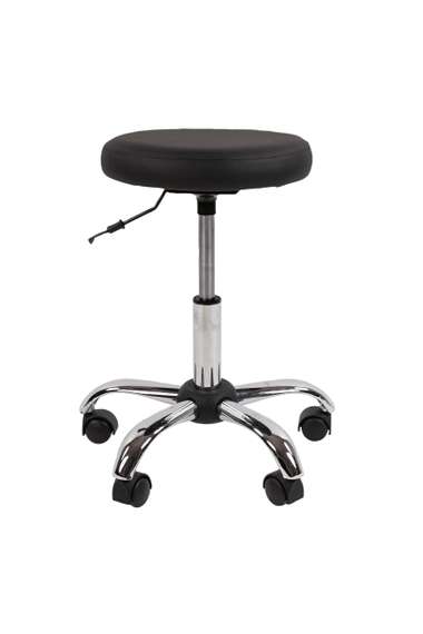 Мобильный стул   Chairman 001 экопремиум черный хром