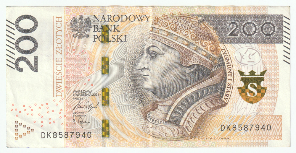 Poland, 200 Zlotys, 2021, AU