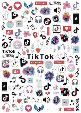 Слайдер-дизайн Crazy Shine Nails: Tik Tok