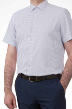 Сорочка мужская VESTER короткий рукав, приталенный и прямой силуэт 72914 24 скоро поступление всей размерной сетки