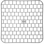 Решетка для раковины 31*31см