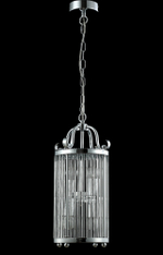 Светильник подвесной Crystal Lux TADEO SP4 D200 CHROME/TRANSPARENTE