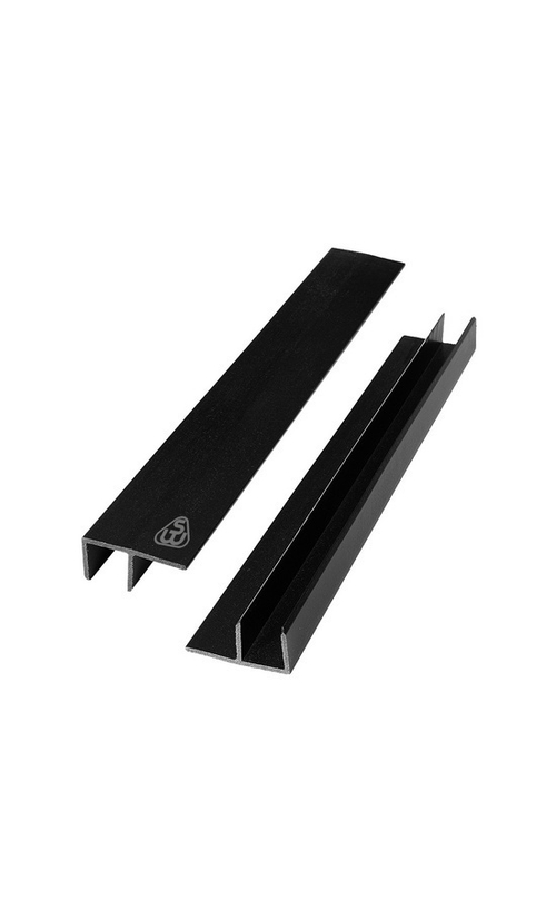 F профиль террасной доски Savewood Чёрный