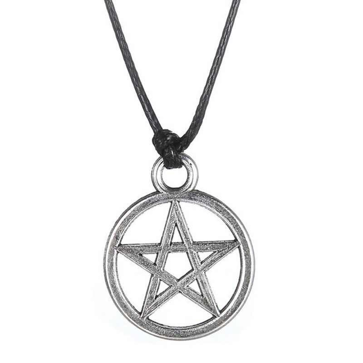 Амулет (The Cult) № 01 Пентаграмма могущество света, английское олово