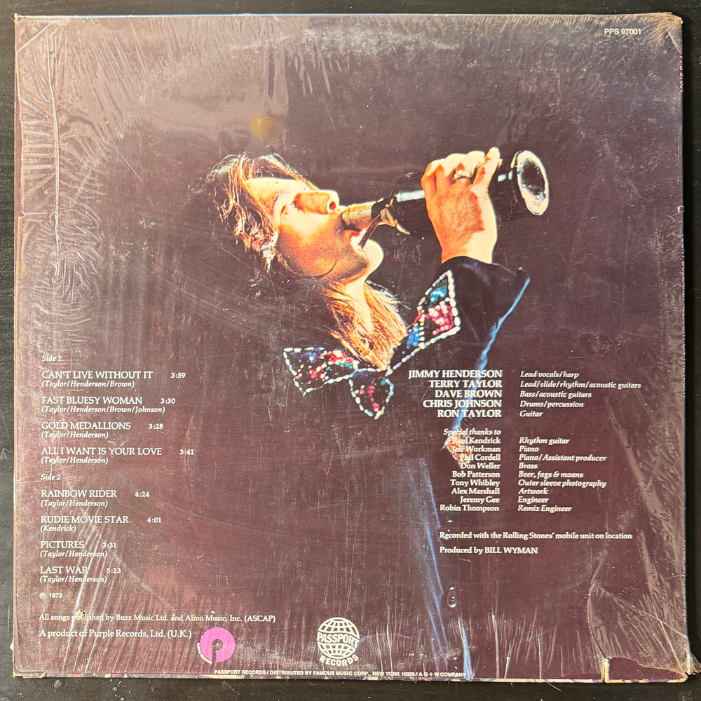 Tucky Buzzard ‎– Allright On The Night (США 1973г.) Т